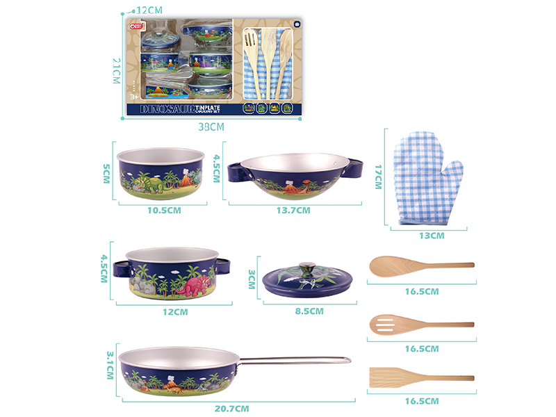 Tinplate Cooking Set