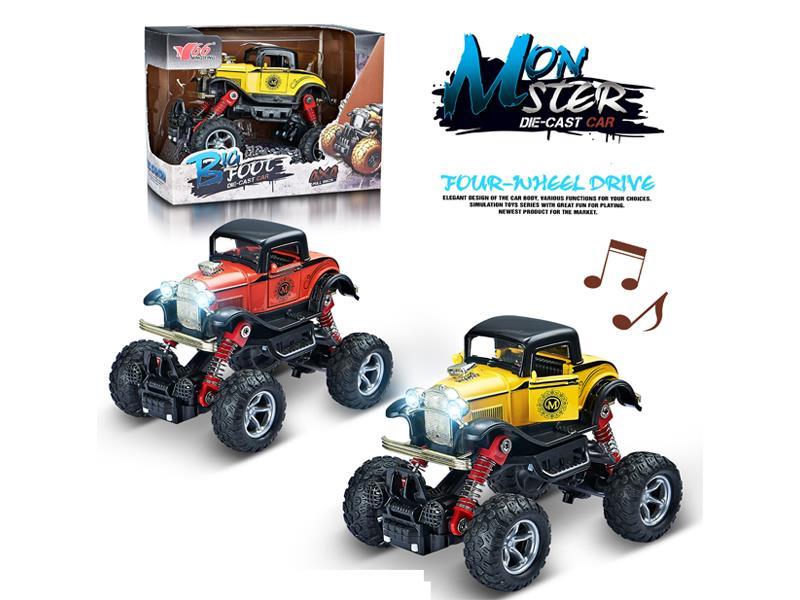 1:34 Q Version Alloy Pull Back Simulation Climbing Wheel