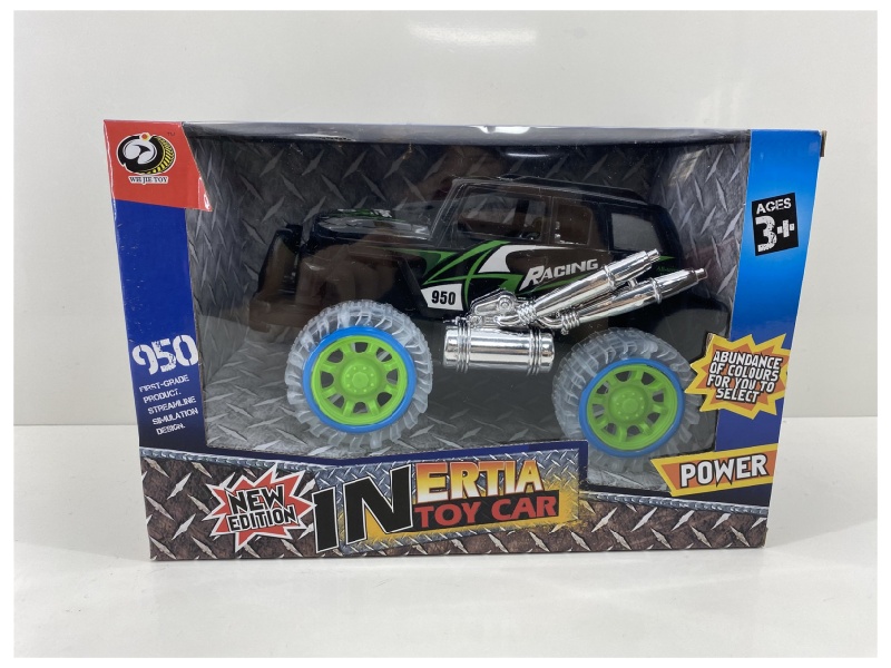 Transparent Wheel  Friction Car (With Lights And Music)