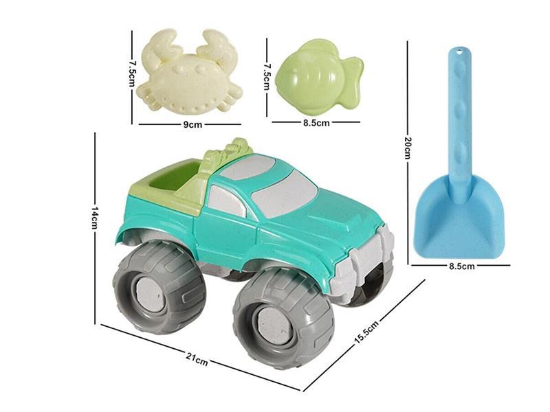 Beach Car Toys 4pcs