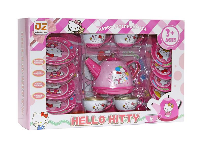 Tinplate Tea Set -Hello Kitty