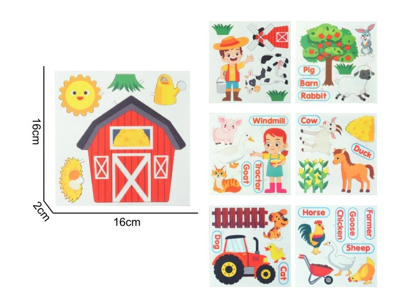 Montessori Early Childhood Education And Intelligence Development - Felt Farm Single Piece Accessories