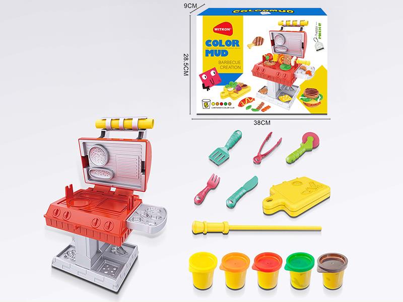 Color Clay Barbecue Machine Toy