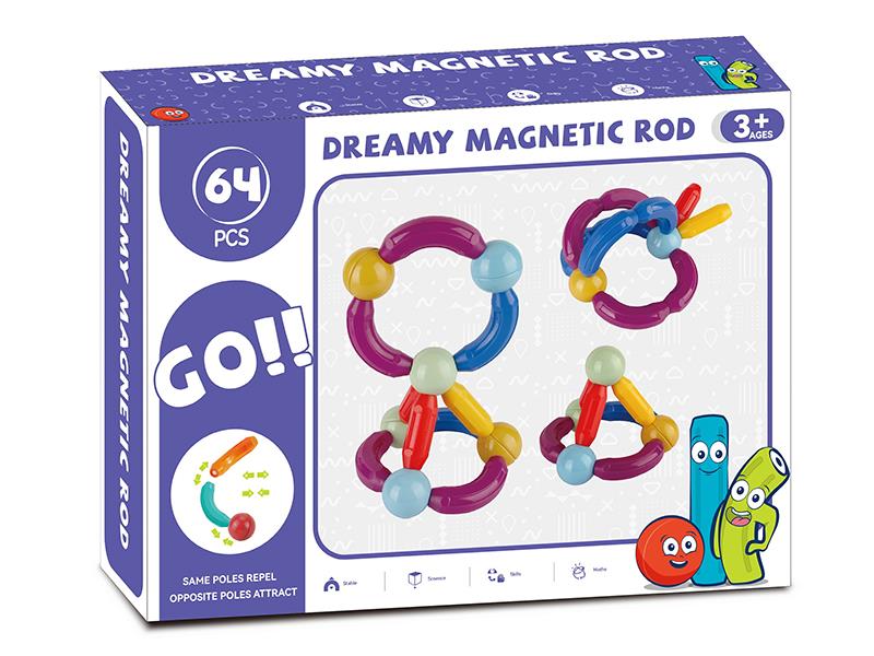 Magnetic Sticks Building Blocks 64pcs