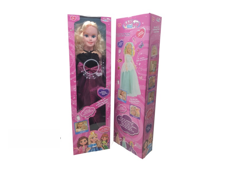 80cm Fashion And Walking Doll With Music(2xAG3 Batteries)