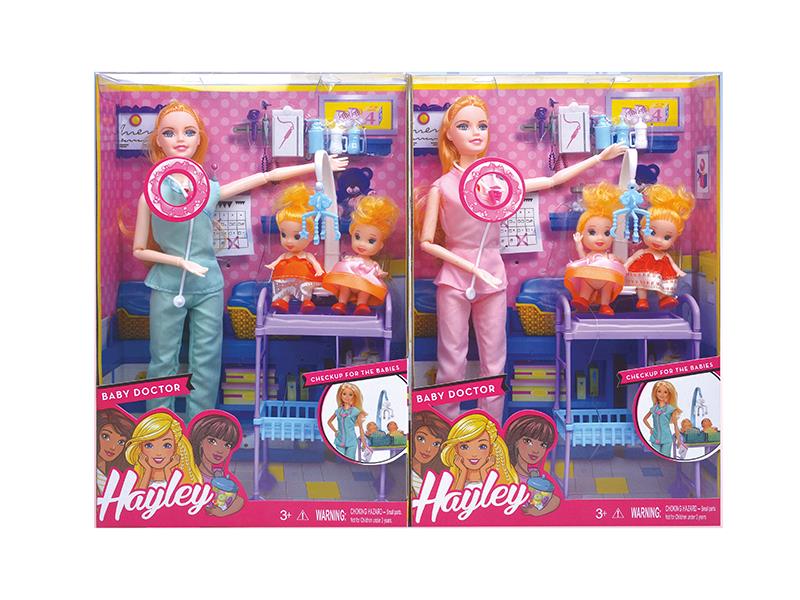 Hayley Fashion Doll Baby Doctor Set(Lights,Music)