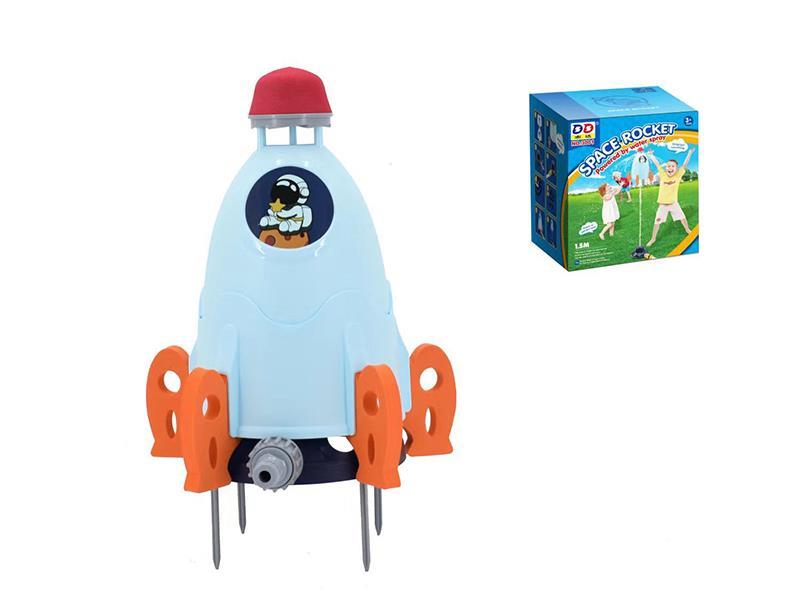 Space Rocket Sprinkler/Lift-Off Water Spray Toy