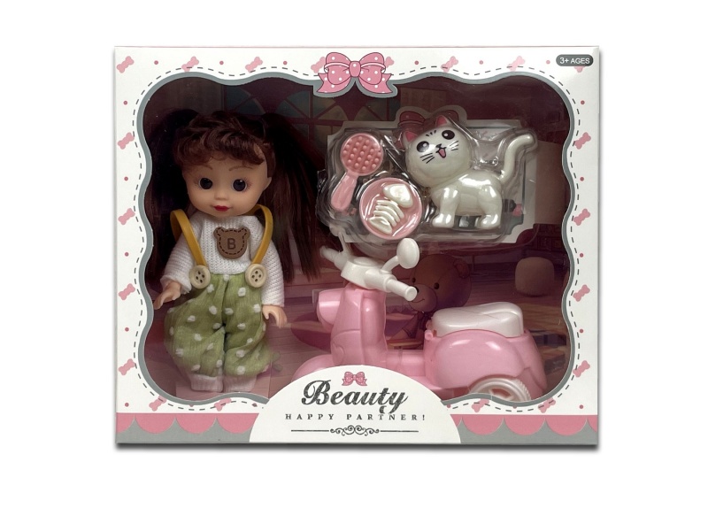 A 6-Inch Girl Playing House