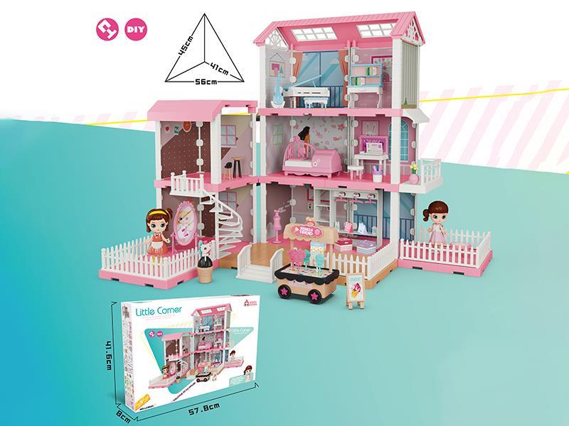 DIY Assembly Three Layers Villa