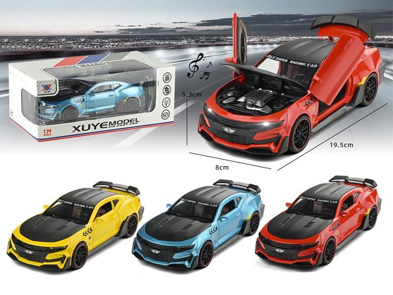 1:24 Pull Back Alloy Chevrolet With Light And Music