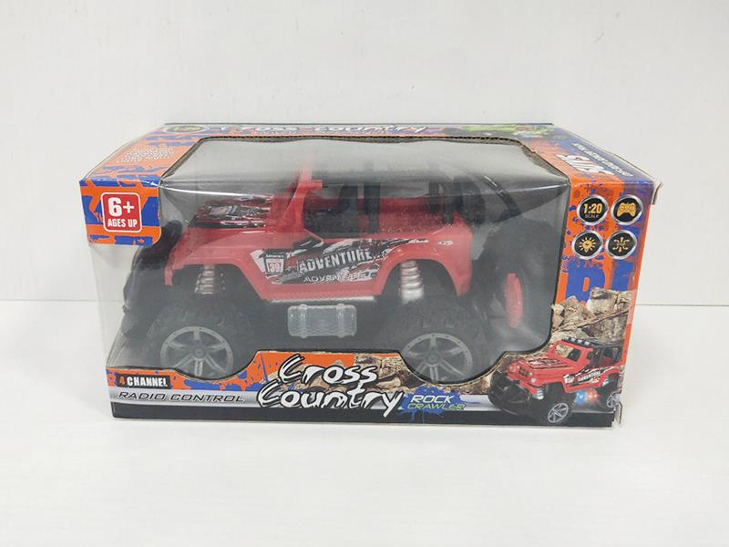 1:20 4-Channel Remote Control Wrangler Off-Road Vehicle