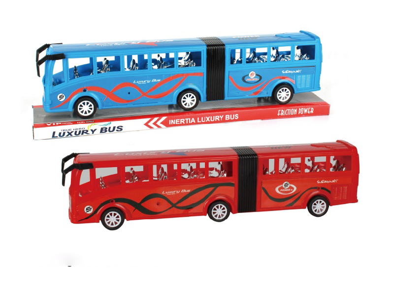 Friction Bus Car With Separation And Reunion