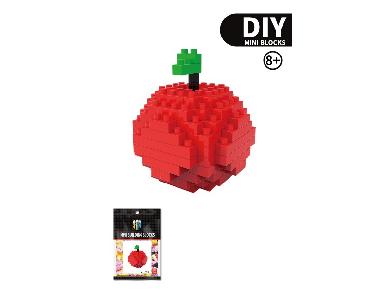 Apple Building Block Fruit Series 98 PCS