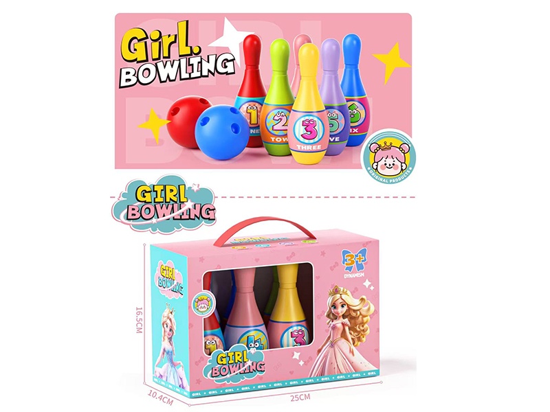Girl Bowling Toy