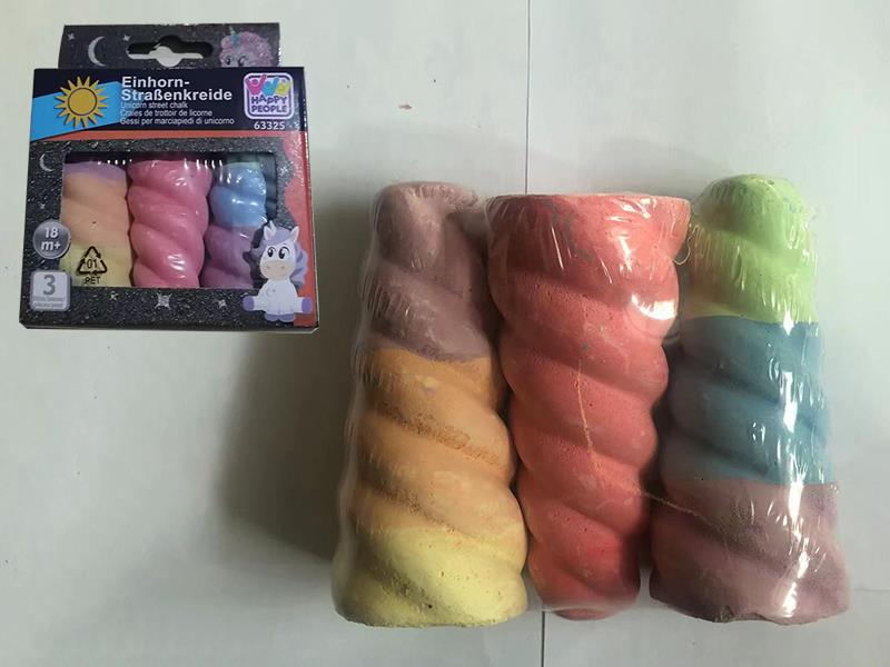 Unicorn Street Chalks 3pcs