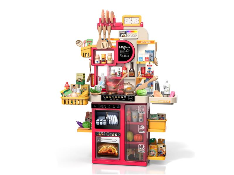 Kitchen Toys(Lights And Music + Spray)96PCS