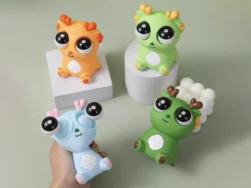 Squeeze Toy Popping Eye Dragon