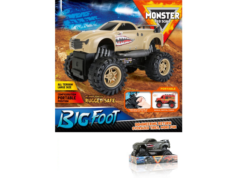 1:10 Fire Wheel Military Inertial Vehicle