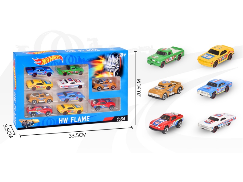 1:64 Alloy Car, 10 Pieces In A Box (Infringement)