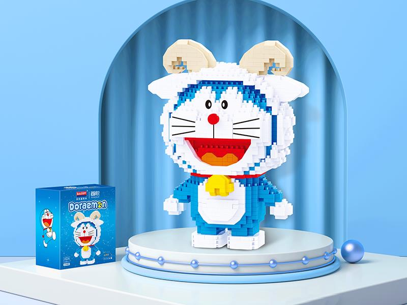 Doraemon Aries Microparticle Building Blocks(1166pcs)