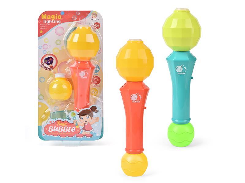 Microphone B/O Bubble Magic Stick With Light Amd Music