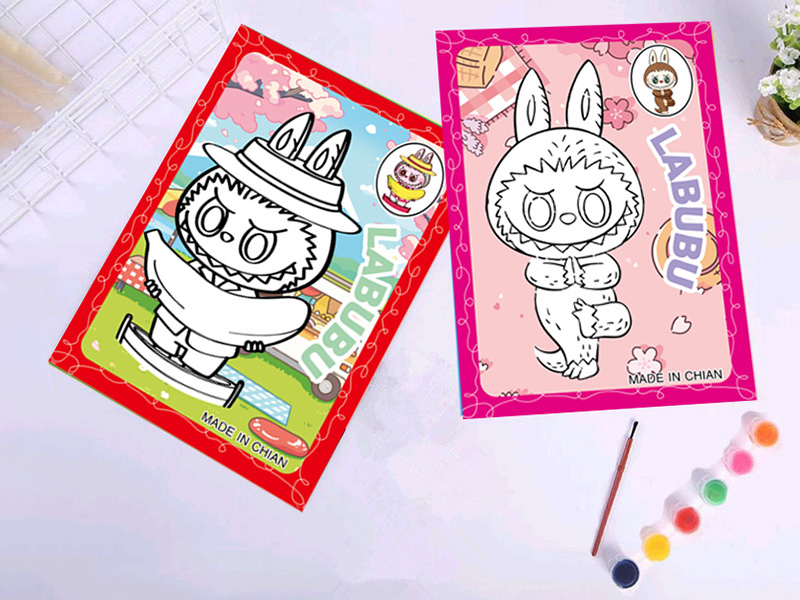 DIY Watercolor Painting(Labubu)