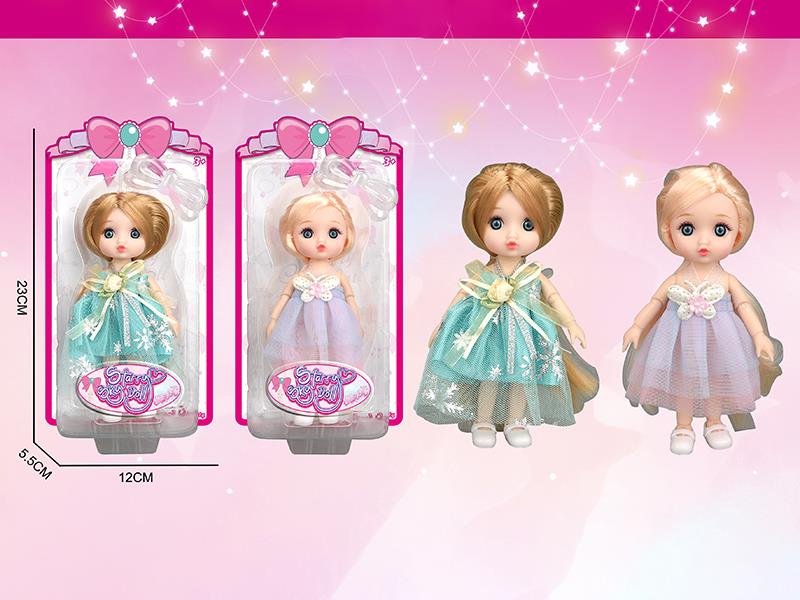 6 Inch 12-Joints Fashion Doll