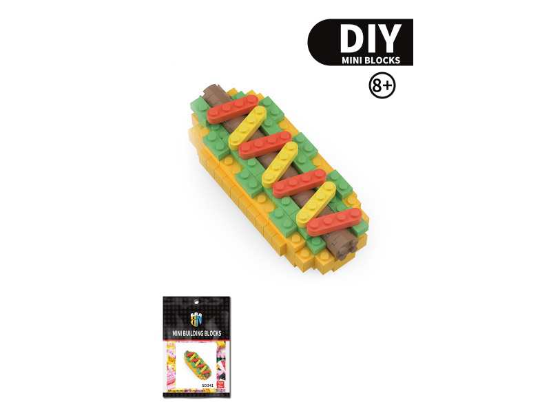 Food Series - 148 PCS Of Hot Dog Building Blocks