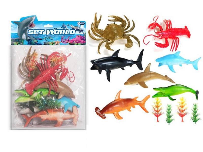 PVC Sea Animals Set