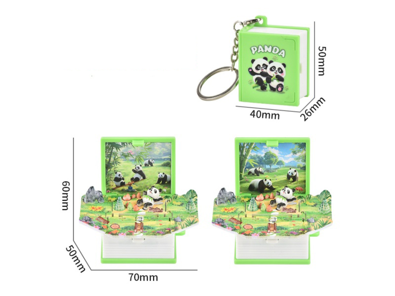 3D Foldable Pop-Up Book -Mini Panda Park (Upgraded And Enhanced Version)