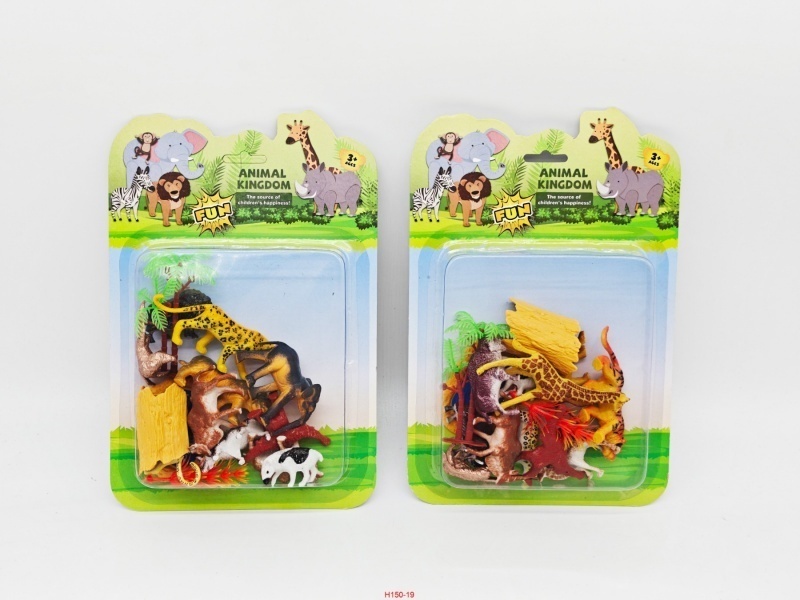 Two Animal Sets Are Mixed With 15 PCS