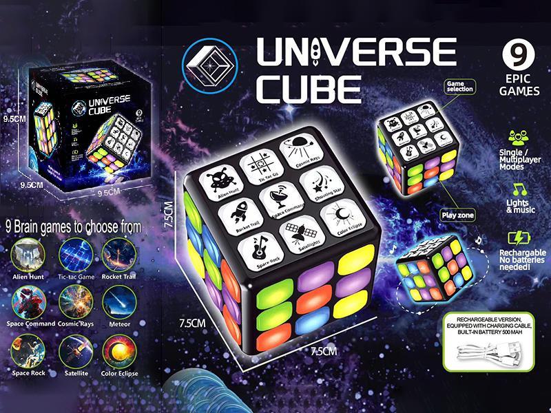 Electric Rubik's Cube With Light