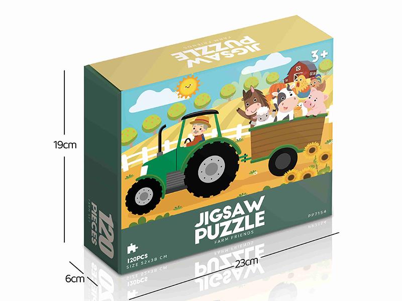 120pcs Farm Friends Jigsaw Puzzle