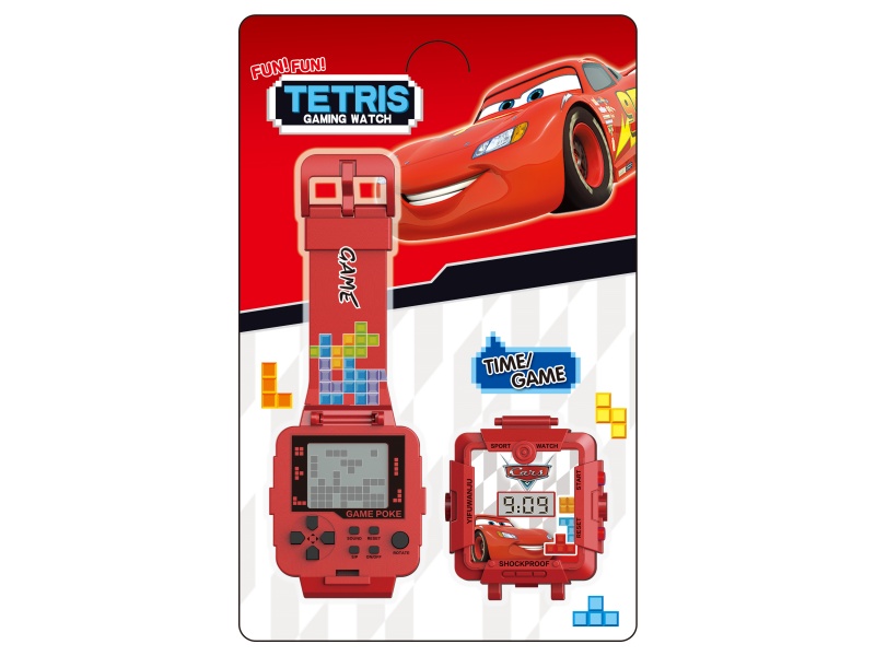 Cars Tetris Game Electronic Watch