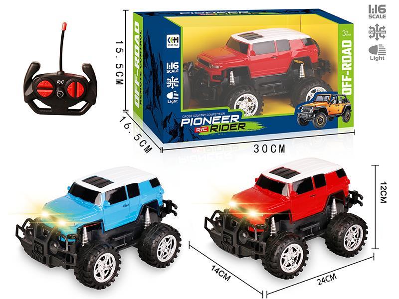 27Mhz 1:16 4-Channel Remote Control Off-Road Vehicle With Light(Land Cruiser)