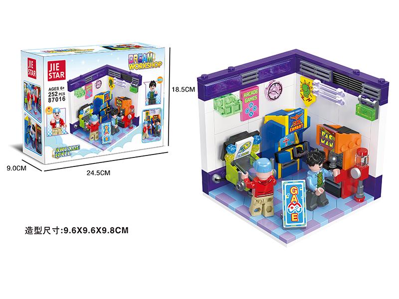 Dream Work Shop Building Blocks - Arcade Hall 252pcs