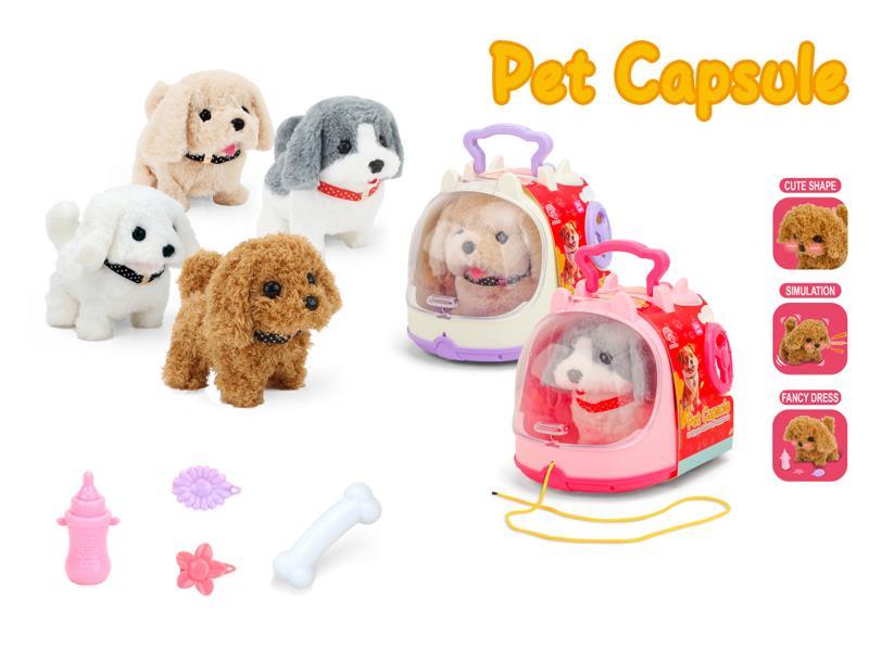 Space Capsule Puppy With Small Wheel