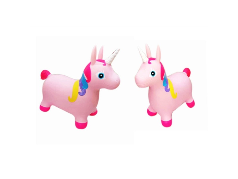 Inflatable Painted Pink Unicorn
