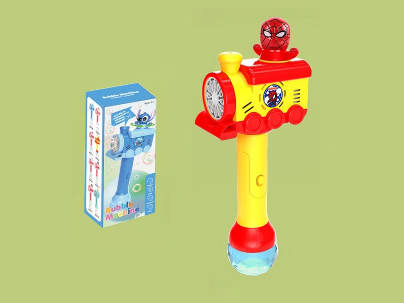 Spider-Man Automatic Rotating Electric Bubble Stick