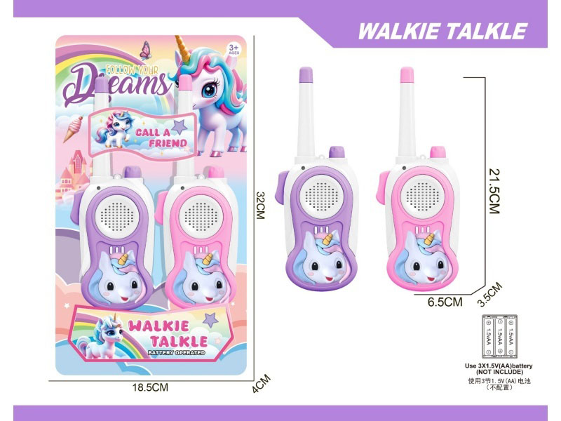 Epoxy Resin Unicorn Walkie-Talkie