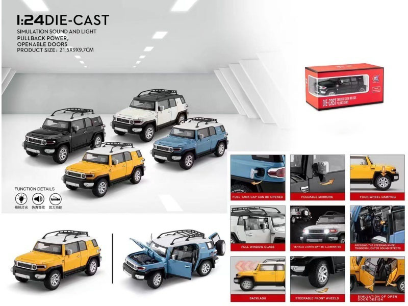 1:24 Officially Authorized Toyota Fj Cruiser