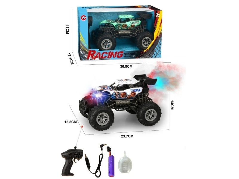 1:16 Four-Way Spray Light Skeleton Remote Control Car