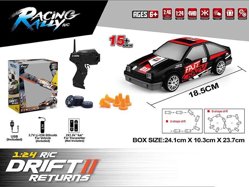 2.4G 1:24 Remote control 4WD Drift Car