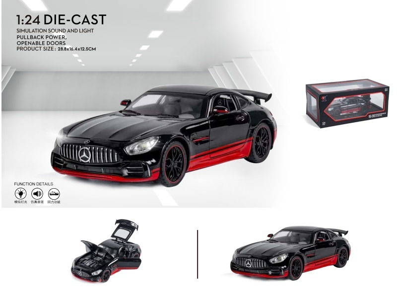 1:24 Mercedes-Benz Gtr Darth Vader Special Edition