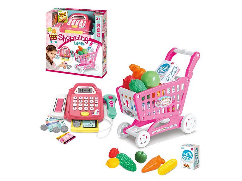 The Girl Cash Register+Cart