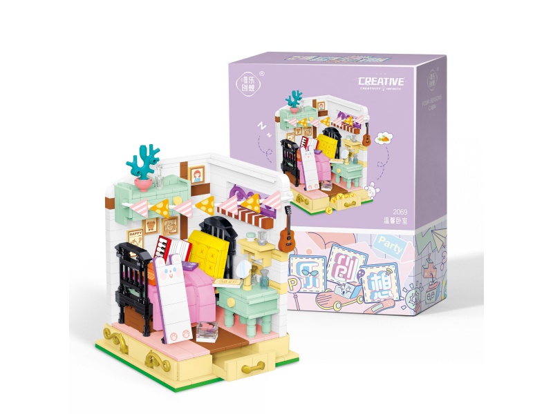 Bedroom Building Blocks 598pcs