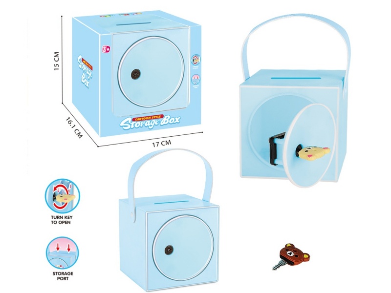 Blue Portable Piggy Bank