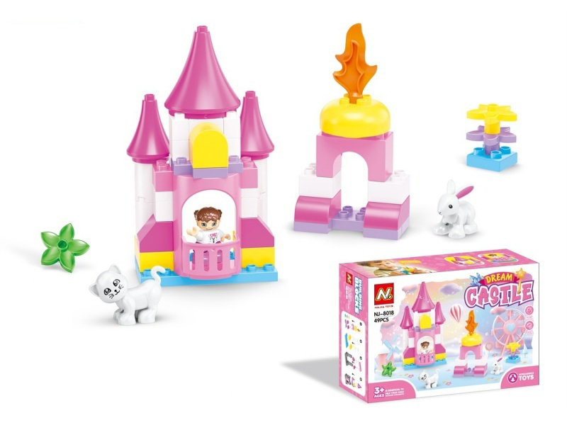 Building Blocks： Girl Castle 49 Pieces