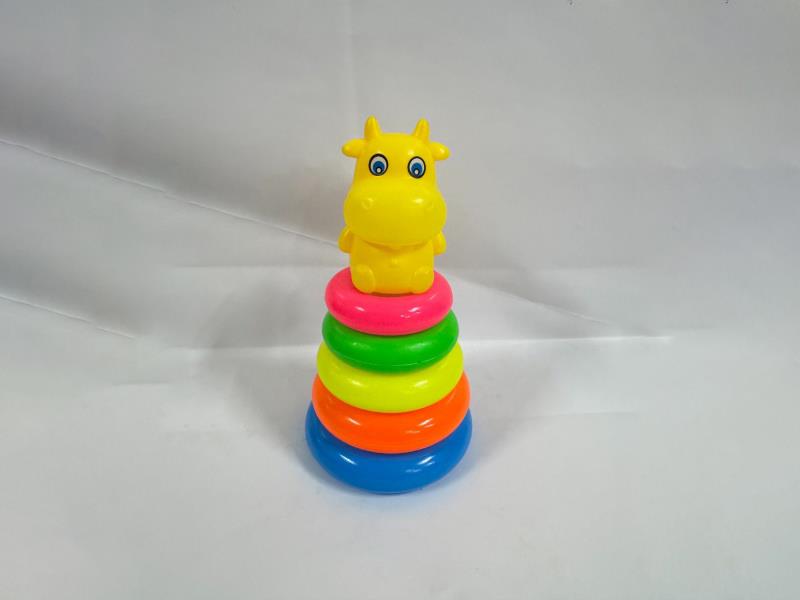 Calf Rainbow Tower Jenga Loop 5 Layers