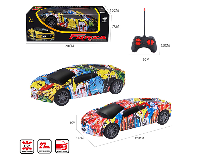 1:24 4CH Remote Control Lamborghini Car Model(Graffiti)